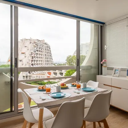 شقة Au Paradis Bleu - Parking Prive - Literie Confortable - Vue Port - A 5 Min
