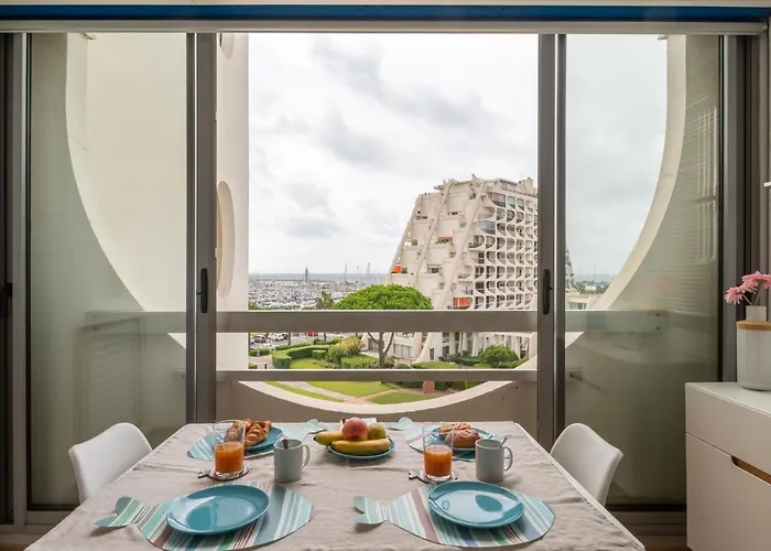 Au Paradis Bleu - Parking Privé - Literie Confortable - Vue Port - à 5 Min Apartamento La Grande-Motte
